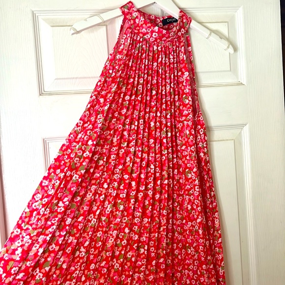 CHICME Dresses & Skirts - CHIC ME. Floral Dress. Pleated. XL